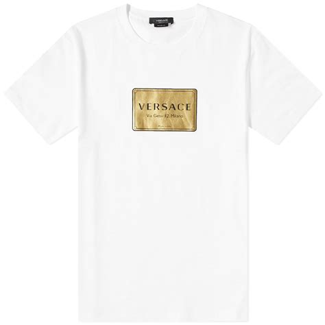 Versace Milano T Shirt White Size XL Mens Via Gesu 12 100